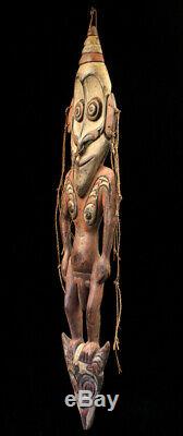 Crochet iatmul, tribal hook, oceanic art, papua new guinea, sepik carving