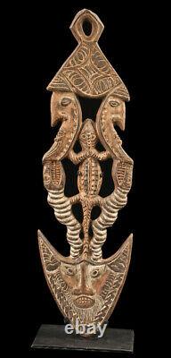 Crochet, tribal hook, oceanic art, papua new guinea, Keram river