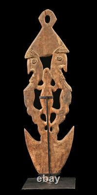 Crochet, tribal hook, oceanic art, papua new guinea, Keram river