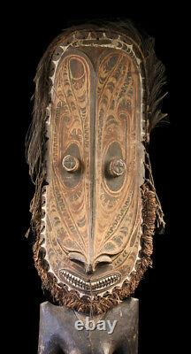 Crochet, tribal hook, oceanic art, papua new guinea, tribal carving, sculpture