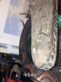 Crocodile Canoe Prow Tip Papua New Guinea Carving