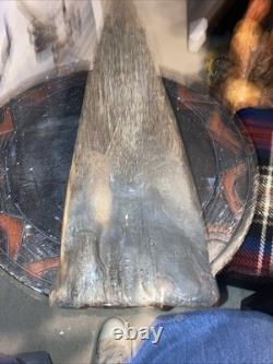 Crocodile Canoe Prow Tip Papua New Guinea Carving