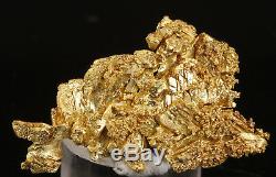 Crystallised Gold from Wau, Marobe Province, Papua New Guinea