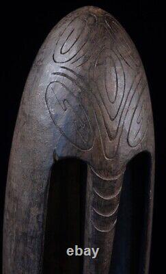 Ecope en bois, wooden bailer, oceanic art, papua new guinea, tribal art, marine