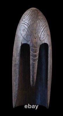 Ecope en bois, wooden bailer, oceanic art, papua new guinea, tribal art, marine