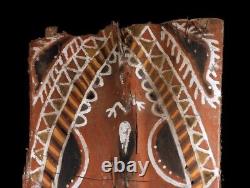 Ecorce peinte Abelam, painted sago bark ceiling, oceanic art, Papua New Guinea