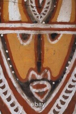 Ecorce peinte Abelam, painted sago bark ceiling, oceanic art, Papua New Guinea