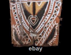 Ecorce peinte Abelam, painted sago bark ceiling, oceanic art, Papua New Guinea