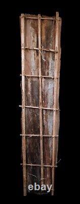 Ecorce peinte Abelam, painted sago bark ceiling, oceanic art, Papua New Guinea