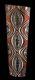 Ecorce peinte Kwoma, painted sago bark ceiling, oceanic art, Papua New Guinea