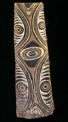 Ecorce peinte Kwoma, painted sago bark ceiling, oceanic art, Papua New Guinea