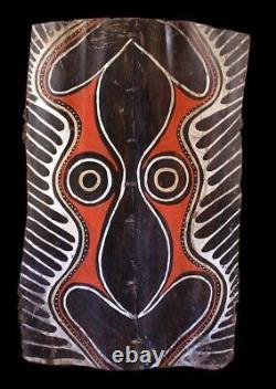 Ecorce peinte Kwoma, painted sago bark ceiling, oceanic art, Papua New Guinea