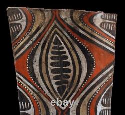 Ecorce peinte Kwoma, painted sago bark ceiling, oceanic art, Papua New Guinea