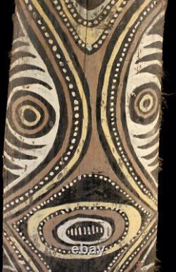 Ecorce peinte Kwoma, painted sago bark ceiling, oceanic art, Papua New Guinea