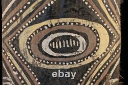 Ecorce peinte Kwoma, painted sago bark ceiling, oceanic art, Papua New Guinea