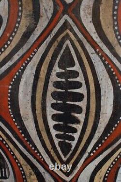 Ecorce peinte Kwoma, painted sago bark ceiling, oceanic art, Papua New Guinea