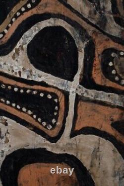 Ecorce peinte Kwoma, painted sago bark ceiling, oceanic art, Papua New Guinea