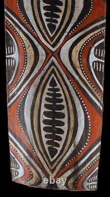 Ecorce peinte Kwoma, painted sago bark ceiling, oceanic art, Papua New Guinea