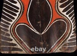 Ecorce peinte Kwoma, painted sago bark ceiling, oceanic art, Papua New Guinea