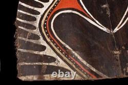 Ecorce peinte Kwoma, painted sago bark ceiling, oceanic art, Papua New Guinea