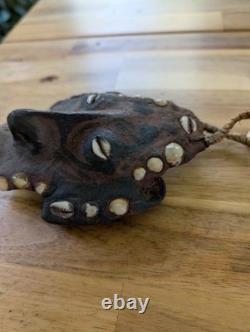 Ethnographic Papua New Guinea Abelam Wosera Shell Mask Tribal Art Handmade