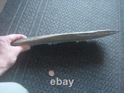 Exceptionally large (42cm) TRIBAL BRIDE PRICE STONE AXE Papua New Guinea