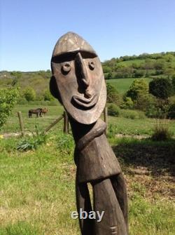 Female Ancestral Figure with snake from Papua New Guinea