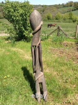 Female Ancestral Figure with snake from Papua New Guinea