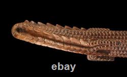 Figure de culte, cult figure, crocodile, oceanic art, Papua new guinea