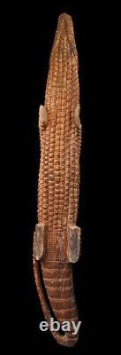 Figure de culte, cult figure, crocodile, oceanic art, Papua new guinea