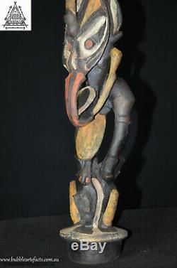 Fine Ancestor Spirit House Figure, Upper Sepik, PNG, Papua New Guinea, Oceanic
