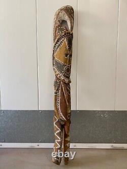 Fine Antique Old Oceanic Papua New Guinea Tribal Wood Sculpture, Provenance