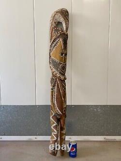 Fine Antique Old Oceanic Papua New Guinea Tribal Wood Sculpture, Provenance