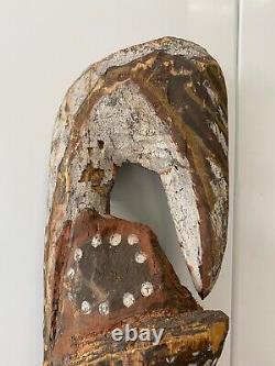 Fine Antique Old Oceanic Papua New Guinea Tribal Wood Sculpture, Provenance