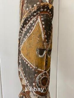 Fine Antique Old Oceanic Papua New Guinea Tribal Wood Sculpture, Provenance