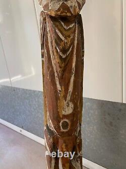 Fine Antique Old Oceanic Papua New Guinea Tribal Wood Sculpture, Provenance