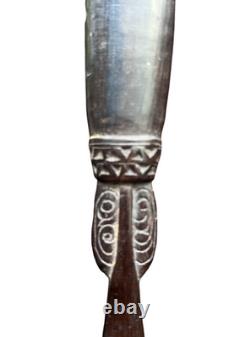 Fine Massim Clapper Spatula Missionary Collected Papua New Guinea pre 1953