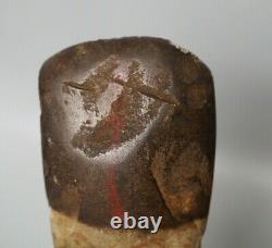 Fine Oceanic Papua New Guinea Polynesian Carved Stone Axe Head Probably Asmat