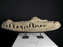 Fine Old Carved Canoe Prow, Murik Lakes, PNG, Papua New Guinea, Oceanic