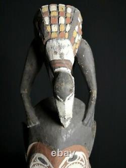 Fine Wapi Creation Myth Bird Totem, Black Water, PNG, Papua New Guinea, Oceanic