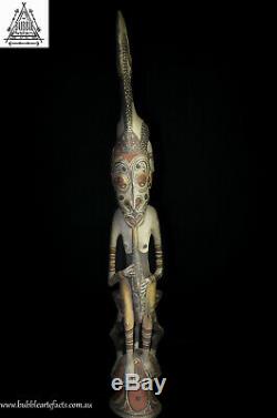 Fine Wapi Creation Myth Bird Totem, Black Water, PNG, Papua New Guinea, Oceanic