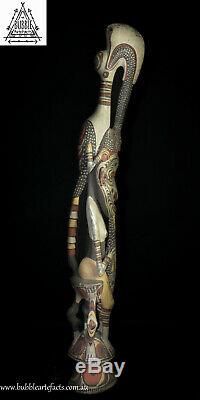 Fine Wapi Creation Myth Bird Totem, Black Water, PNG, Papua New Guinea, Oceanic