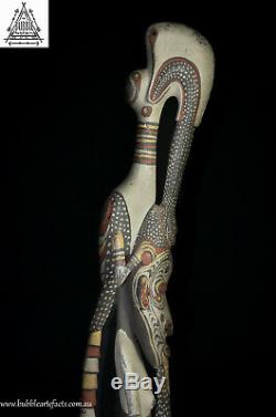 Fine Wapi Creation Myth Bird Totem, Black Water, PNG, Papua New Guinea, Oceanic