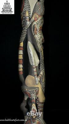 Fine Wapi Creation Myth Bird Totem, Black Water, PNG, Papua New Guinea, Oceanic