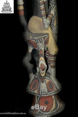 Fine Wapi Creation Myth Bird Totem, Black Water, PNG, Papua New Guinea, Oceanic