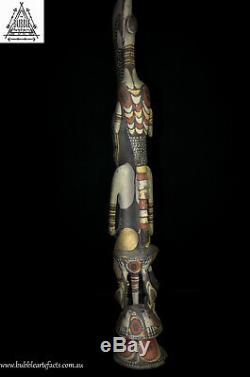 Fine Wapi Creation Myth Bird Totem, Black Water, PNG, Papua New Guinea, Oceanic