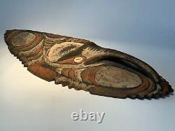 Fine mid-century board mask Papua New Guinea spirit oceanic ethno art sculpture