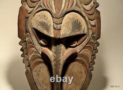 Fine mid-century board mask Papua New Guinea spirit oceanic ethno art sculpture