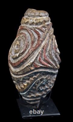 Flûte, traditional instrument, papua new guinea, oceanic art, tribal art, 15 cm