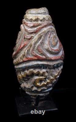 Flûte, traditional instrument, papua new guinea, oceanic art, tribal art, 15 cm